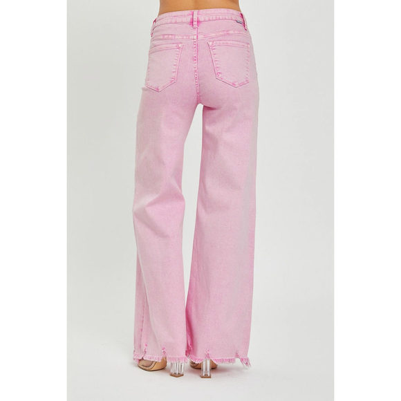 RISEN High Rise Wide Leg Jeans - Picture 2 of 5